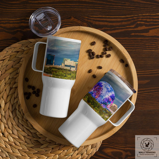 Holidays - Travel mug with a handle Wally Hawkins Photography