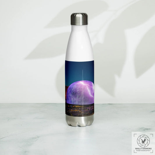 Purple Lightning - Stainless steel water bottle Wally Hawkins Photography