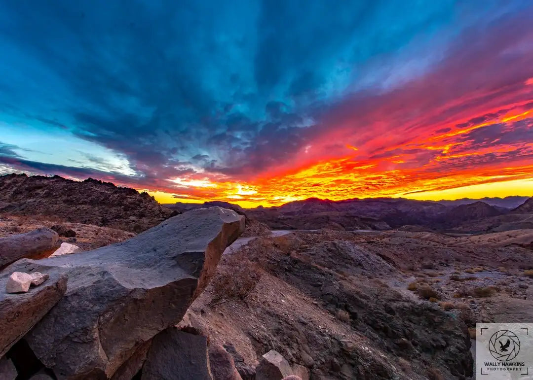 Valley of Fire Sunset – Wally Hawkins Photography