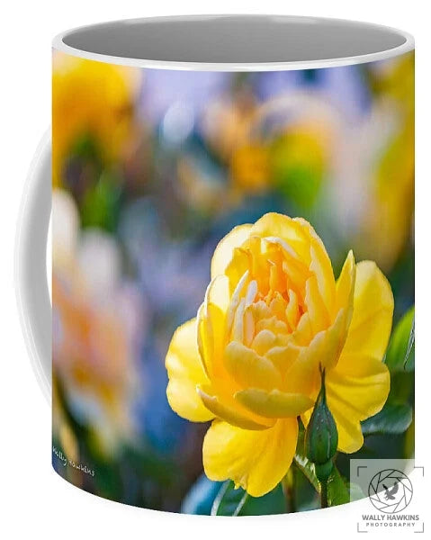 A Yellow Rose - Mug Pixels