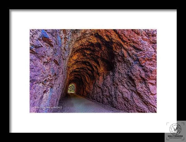 Boulder City to Hoover Dam Tunnel - Framed Print Pixels