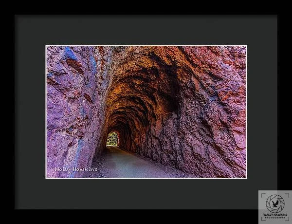 Boulder City to Hoover Dam Tunnel - Framed Print Pixels