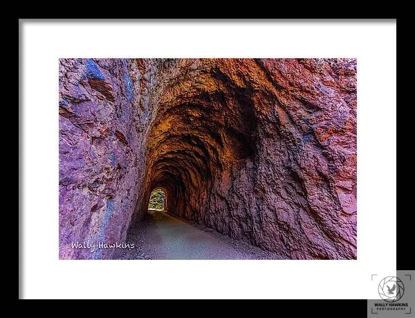 Boulder City to Hoover Dam Tunnel - Framed Print Pixels