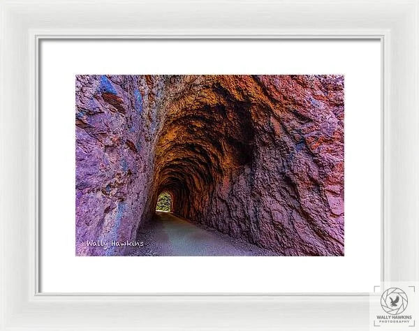 Boulder City to Hoover Dam Tunnel - Framed Print Pixels