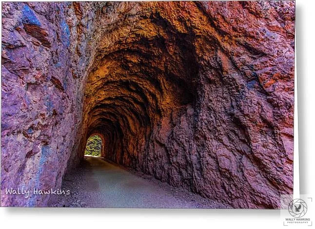 Boulder City to Hoover Dam Tunnel - Greeting Card Pixels