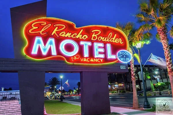 El Rancho Boulder Motel - Art Print Pixels