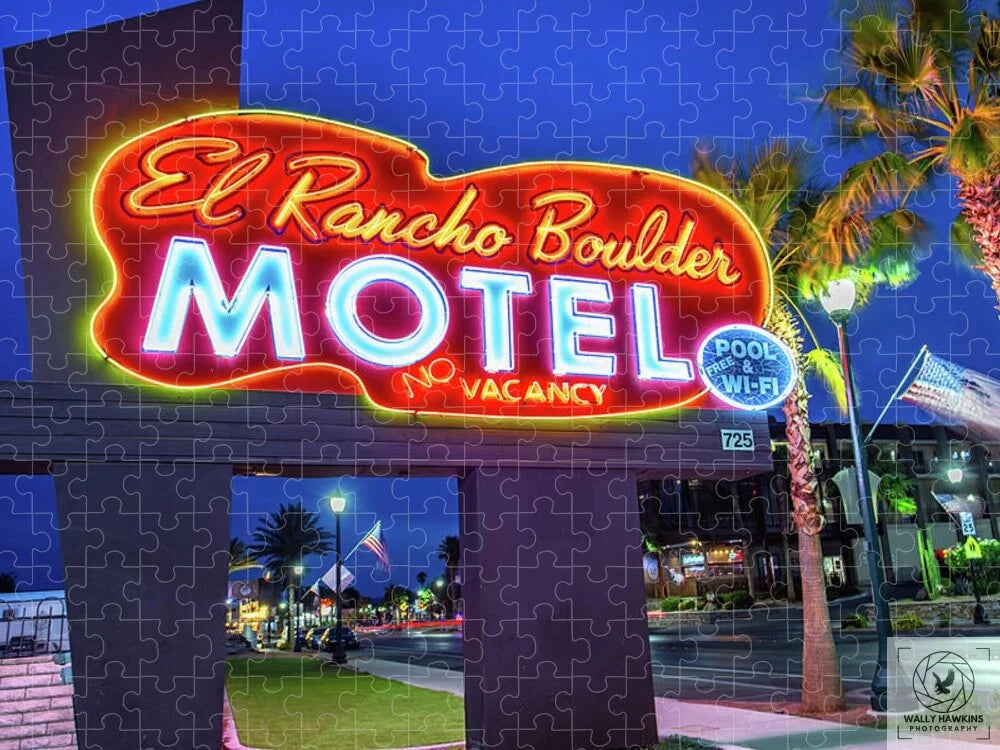 El Rancho Boulder Motel - Puzzle Pixels