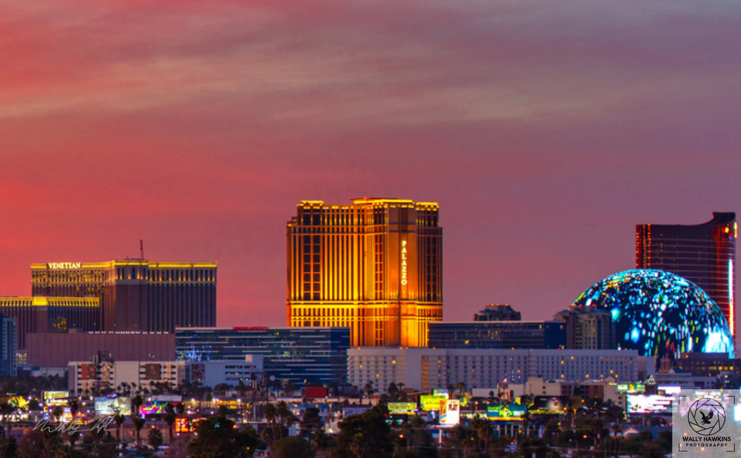 Fiery Sunset - Stainless steel water bottle Wally Hawkins Photography