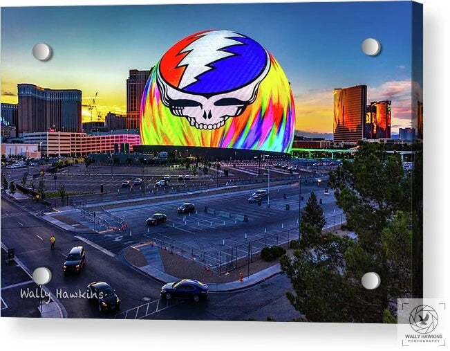 Grateful Dead Sunset - Acrylic Print Pixels