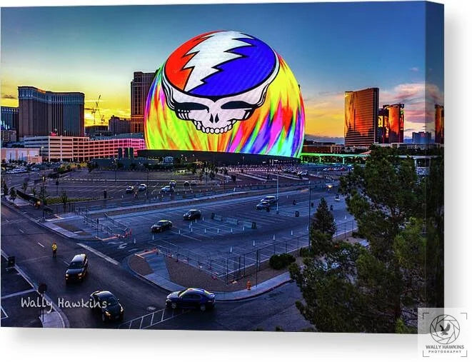 Grateful Dead Sunset - Canvas Print Pixels