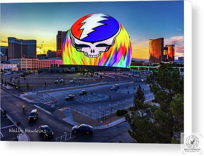 Grateful Dead Sunset - Canvas Print Pixels