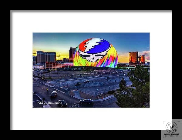 Grateful Dead Sunset - Framed Print Pixels