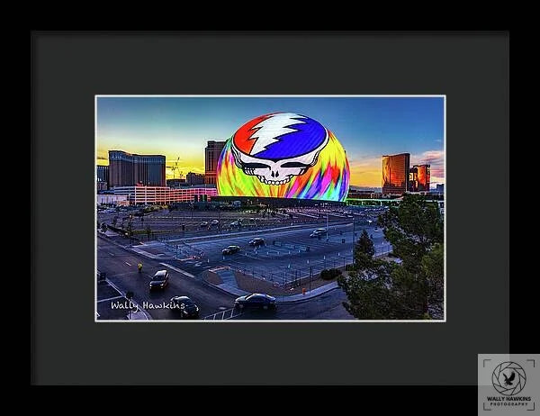 Grateful Dead Sunset - Framed Print Pixels