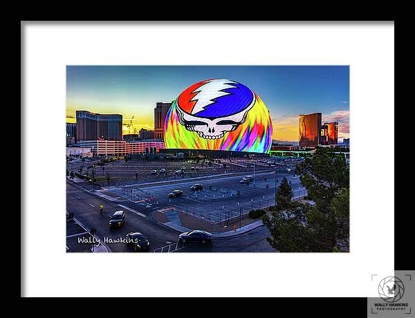 Grateful Dead Sunset - Framed Print Pixels