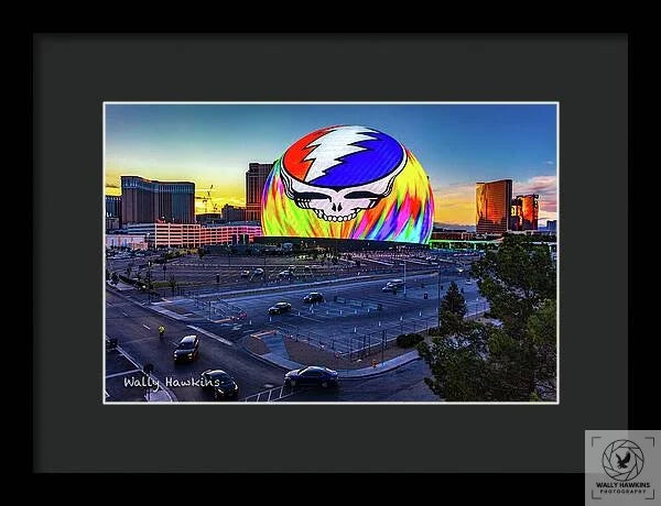 Grateful Dead Sunset - Framed Print Pixels