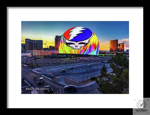 Grateful Dead Sunset - Framed Print Pixels