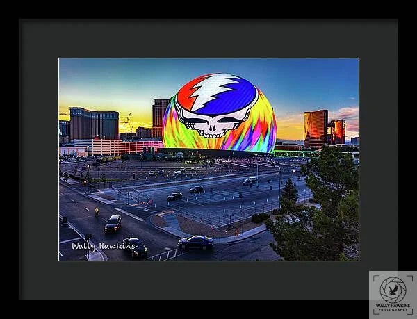 Grateful Dead Sunset - Framed Print Pixels