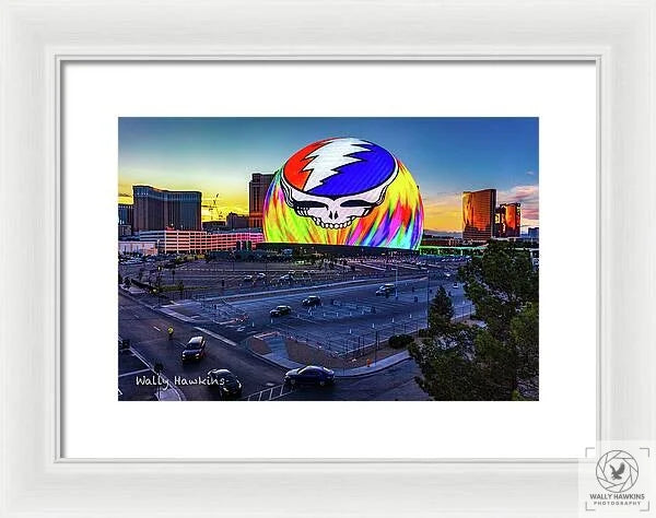 Grateful Dead Sunset - Framed Print Pixels