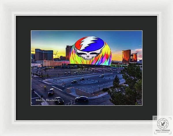 Grateful Dead Sunset - Framed Print Pixels