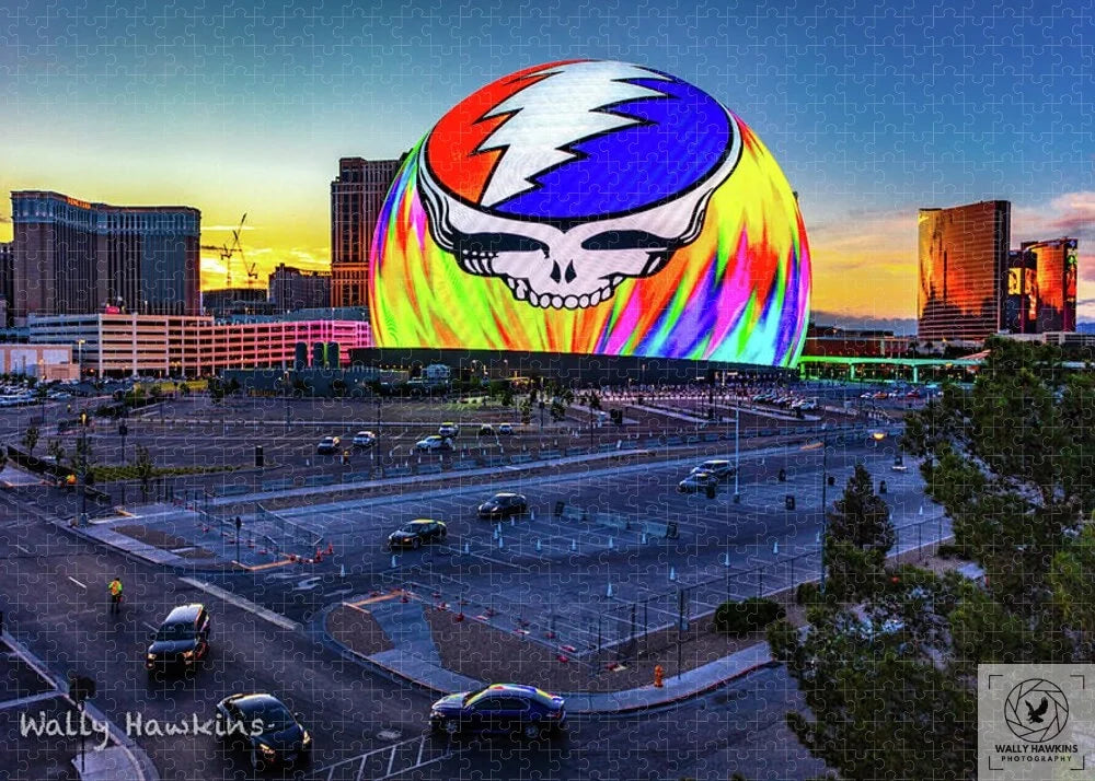 Grateful Dead Sunset - Puzzle Pixels