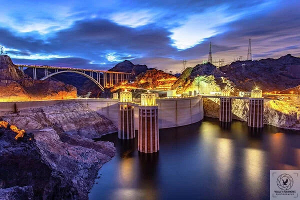 Hoover Dam - Art Print Pixels