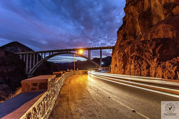 Hoover Dam Bridge - Art Print Pixels