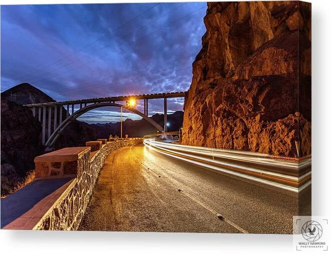 Hoover Dam Bridge - Canvas Print Pixels