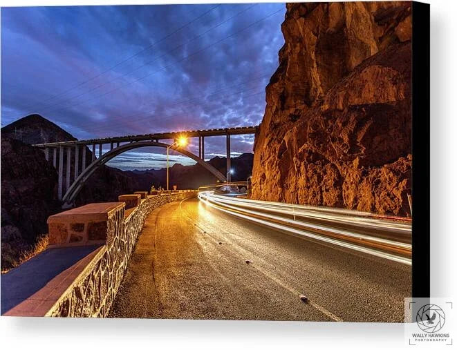 Hoover Dam Bridge - Canvas Print Pixels