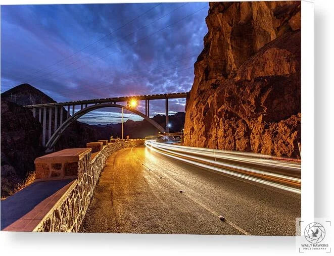 Hoover Dam Bridge - Canvas Print Pixels