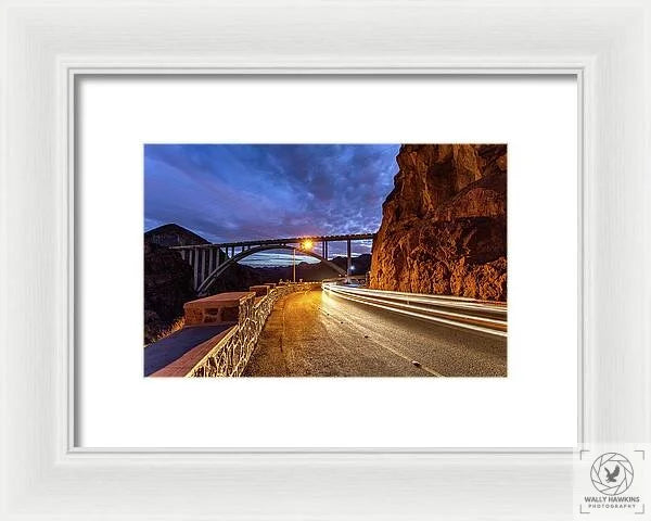 Hoover Dam Bridge - Framed Print Pixels