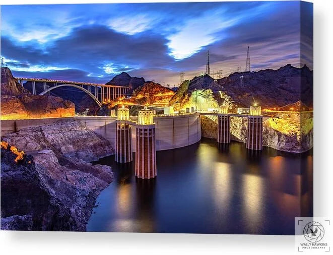 Hoover Dam - Canvas Print Pixels