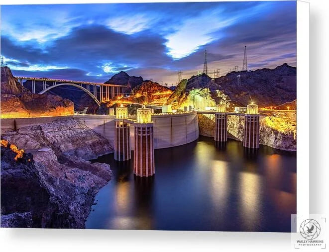 Hoover Dam - Canvas Print Pixels