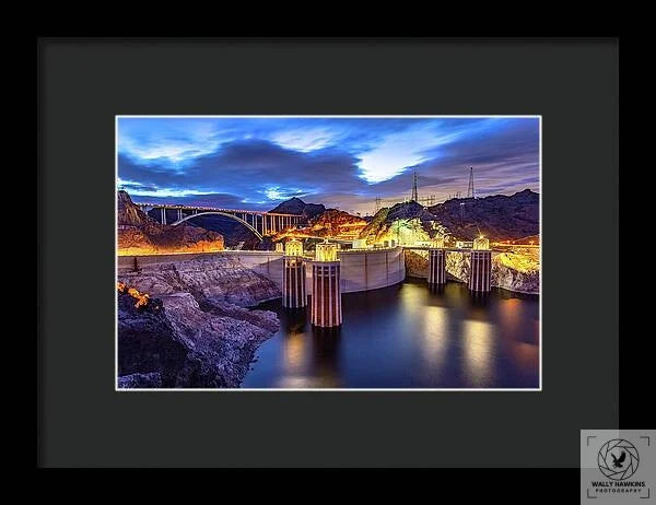 Hoover Dam - Framed Print Pixels