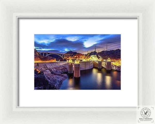 Hoover Dam - Framed Print Pixels