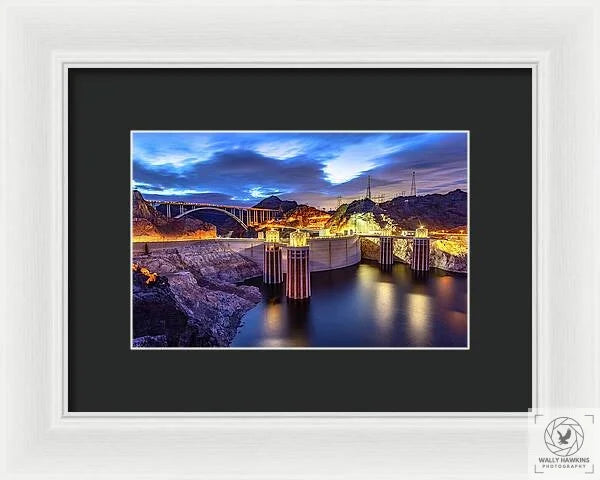 Hoover Dam - Framed Print Pixels