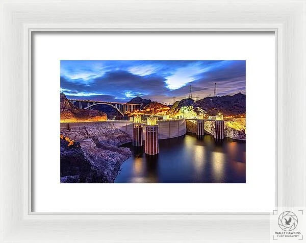 Hoover Dam - Framed Print Pixels