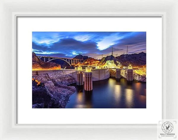 Hoover Dam - Framed Print Pixels