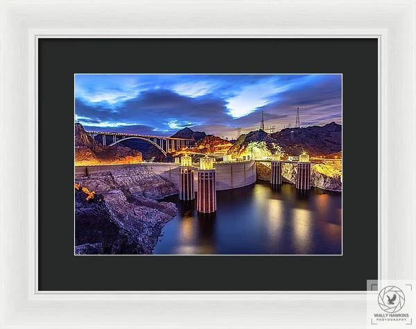 Hoover Dam - Framed Print Pixels