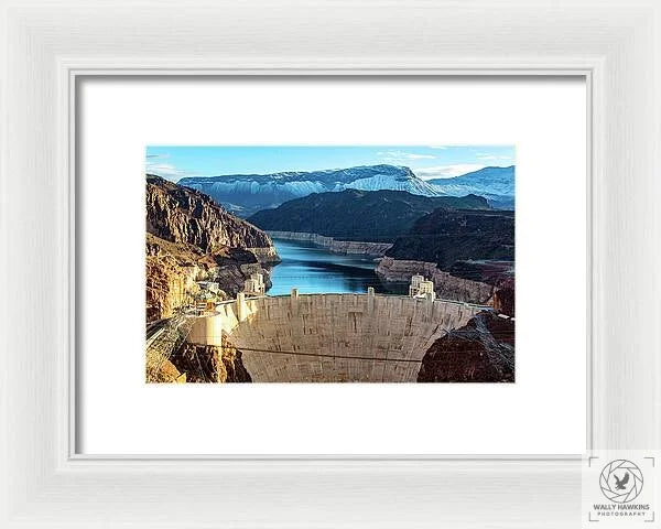 Hoover Dam Lake Mead - Framed Print Pixels