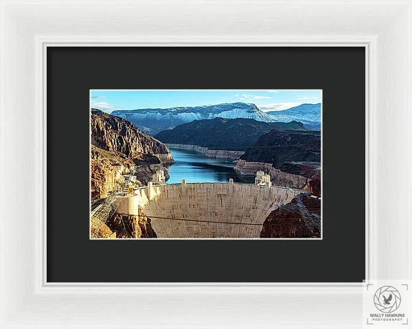 Hoover Dam Lake Mead - Framed Print Pixels