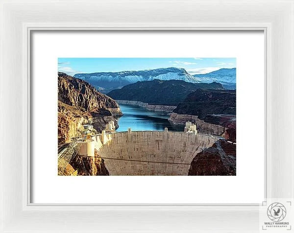 Hoover Dam Lake Mead - Framed Print Pixels