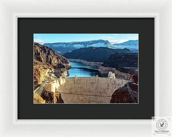 Hoover Dam Lake Mead - Framed Print Pixels