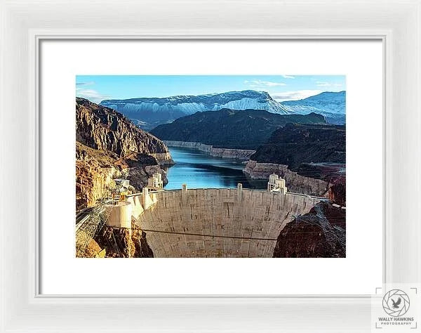 Hoover Dam Lake Mead - Framed Print Pixels