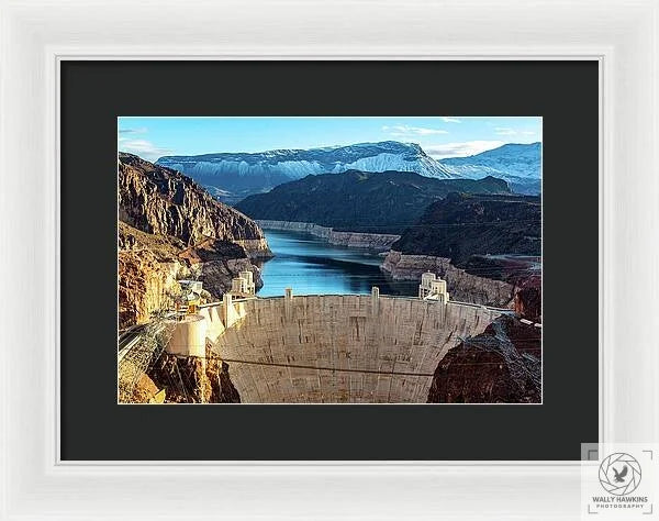 Hoover Dam Lake Mead - Framed Print Pixels