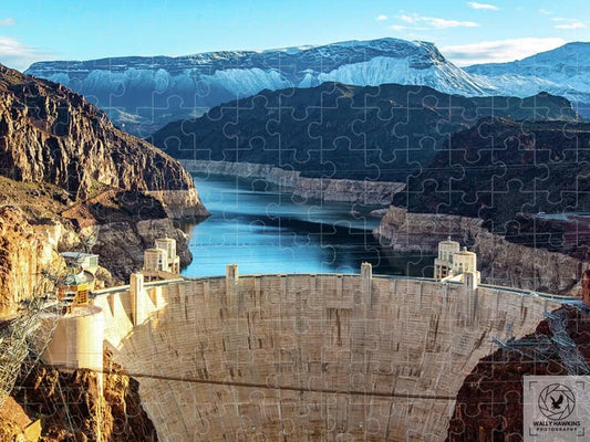 Hoover Dam Lake Mead - Puzzle Pixels