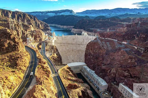 Hoover Dam Southside - Art Print Pixels