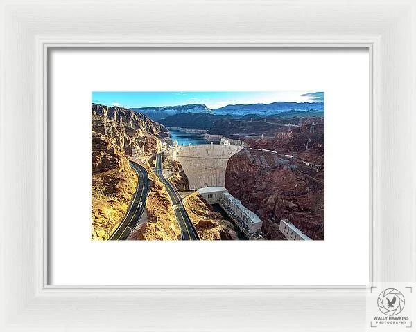 Hoover Dam Southside - Framed Print Pixels