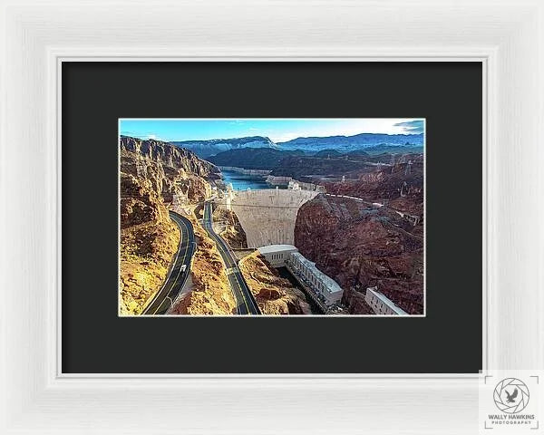 Hoover Dam Southside - Framed Print Pixels