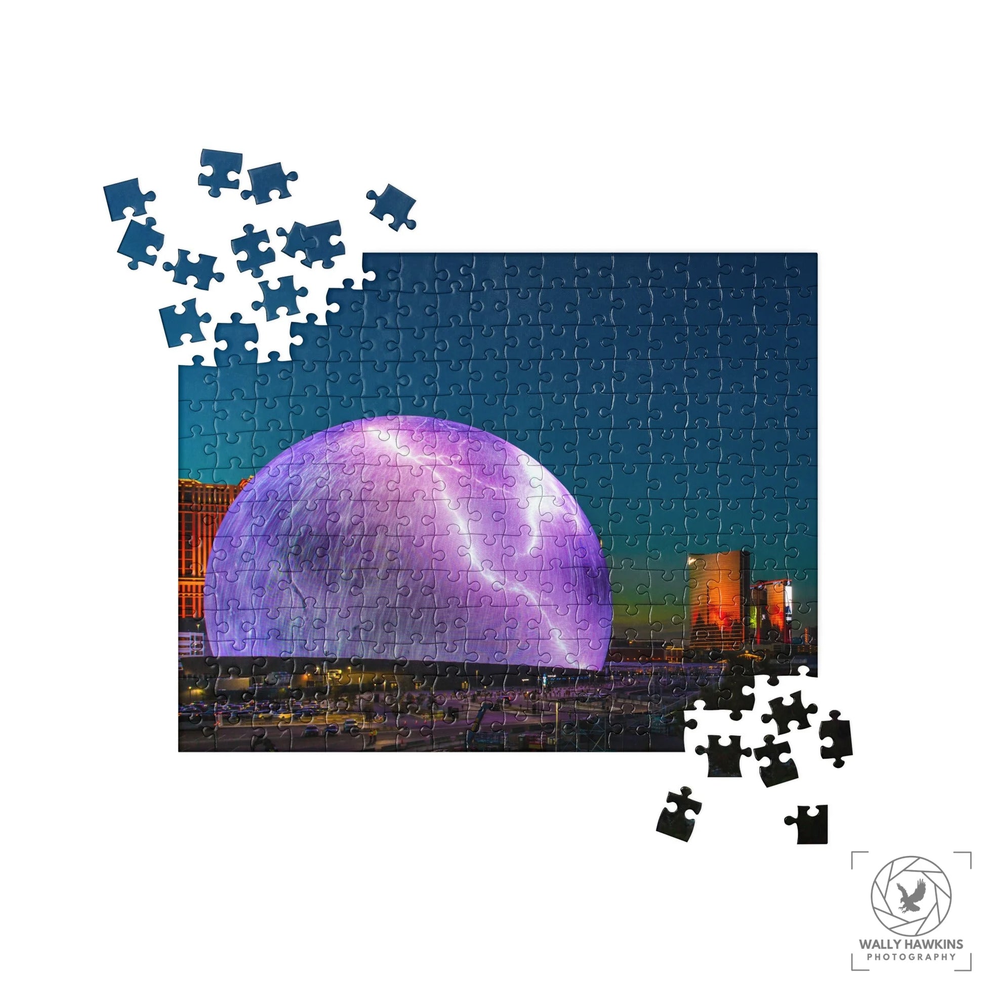 Purple Lightning - Jigsaw puzzle Wally Hawkins Photography