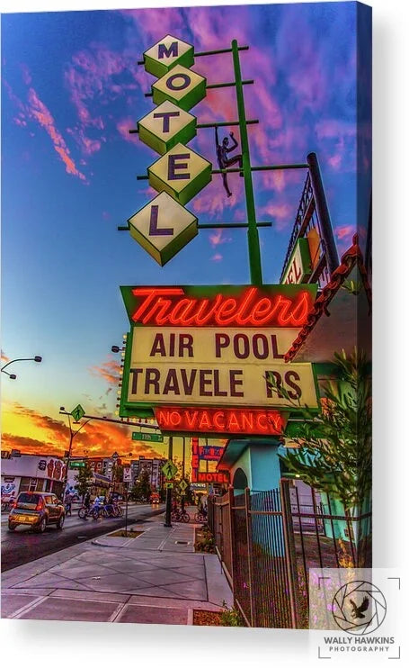 Travelers Motel - Acrylic Print Pixels
